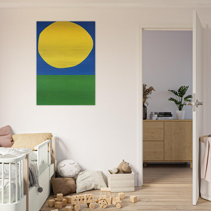 High Yellow - Ellsworth Kelly Brushed Aluminum Print - 70x100 cm / 28x40 inches | Ellsworth Kelly Aluminum Print | Ellsworth Kelly Prints