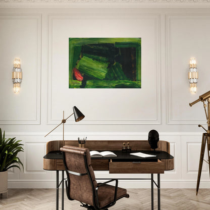 Clean Sheets - 1984 - Howard Hodgkin Brushed Aluminum Print - 70x100 cm / 28x40 inches | Howard Hodgkin Aluminum Print | Howard Hodgkin Prints