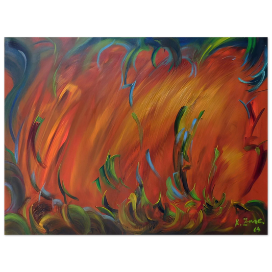 Konrad Zuse - Evening  75x100 cm / 30x40inches Fine Art Poster