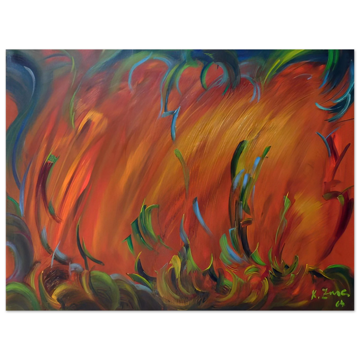 Konrad Zuse - Evening  75x100 cm / 30x40inches Fine Art Poster