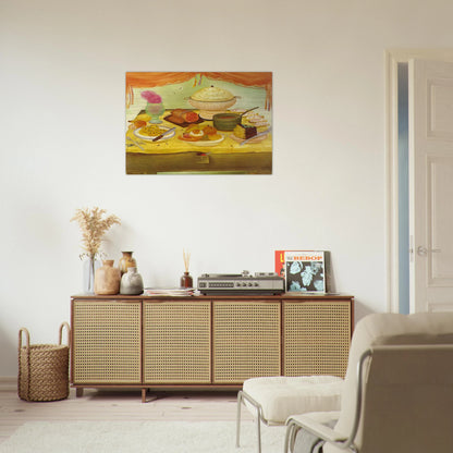 STILL LIFE - Fernando Botero Brushed Aluminum Print - 70x100 cm / 28x40 inches | Fernando Botero Aluminum Print | Fernando Botero Prints