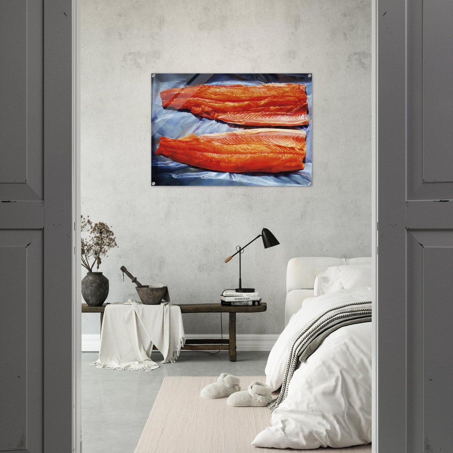 Split Grilse - 1979 - Mary Pratt Acrylic Print - 70x100 cm / 28x40″ inches