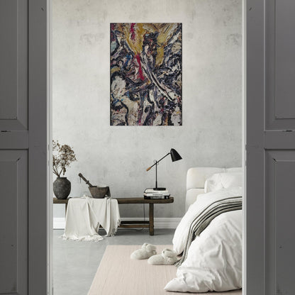 STUDY AFTER TITIAN II - Frank Auerbach Brushed Aluminum Print - 70x100 cm / 28x40 inches | Frank Auerbach Aluminum Print | Frank Auerbach Prints