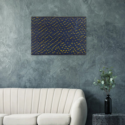LATE NIGHT REFLECTIONS 1972 - Alma Woodsey Thomas Brushed Aluminum Print - 70x100 cm / 28x40 inches | Alma Woodsey Thomas Aluminum Print | Alma Woodsey Thomas Prints
