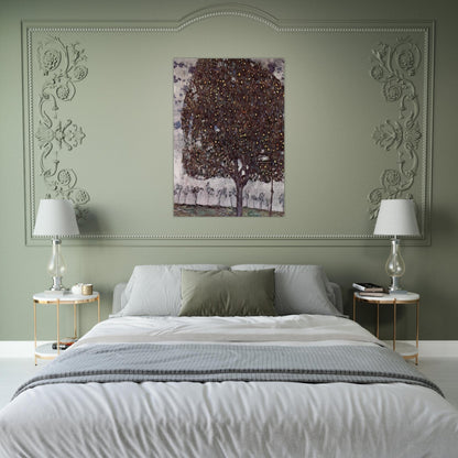 APPLE TREE II - Gustav Klimt Brushed Aluminum Print - 70x100 cm / 28x40 inches | Gustav Klimt Aluminum Print | Gustav Klimt Prints