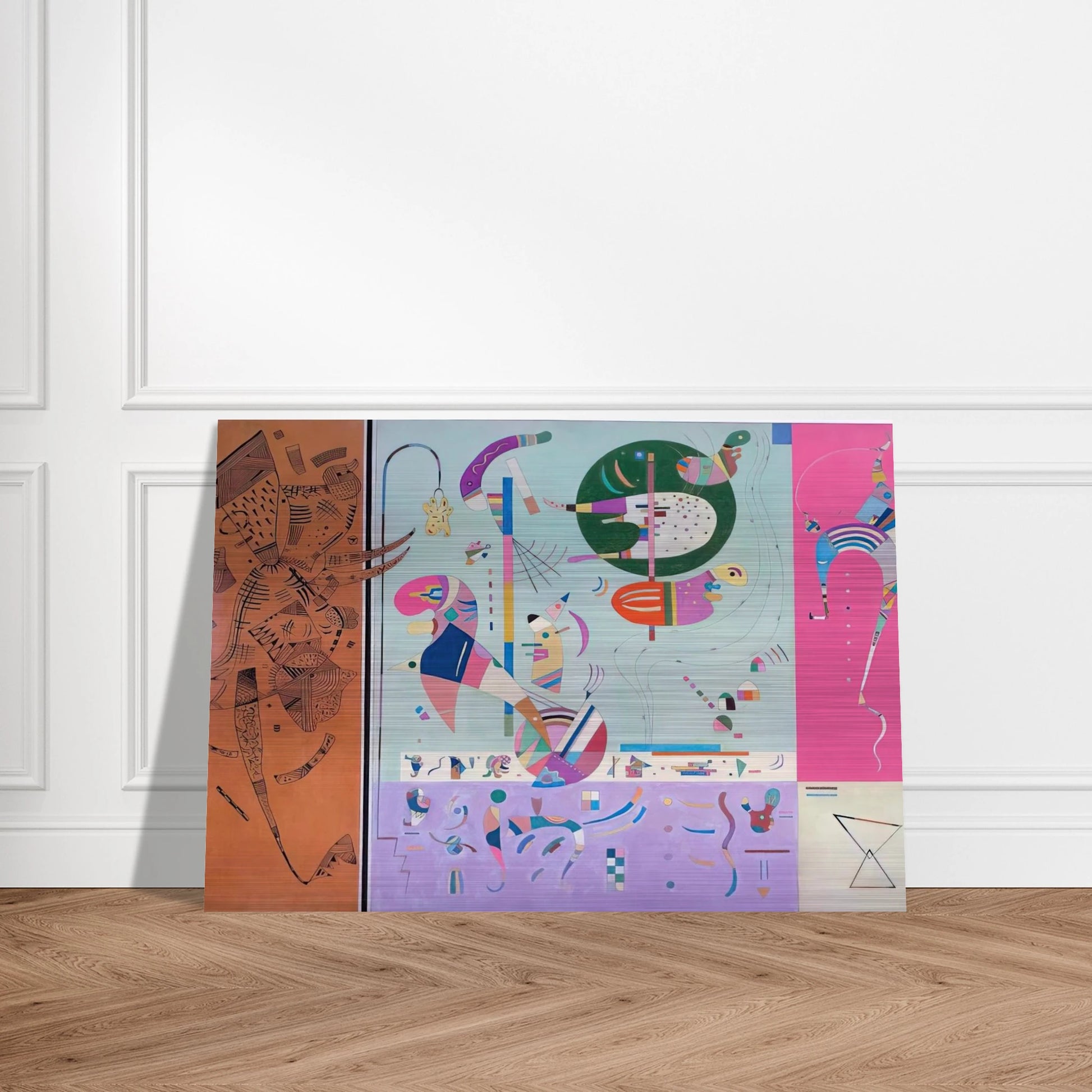 VARIOUS PARTS 1940 - Wassily Kandinsky Brushed Aluminum Print - 70x100 cm / 28x40 inches | Wassily Kandinsky Aluminum Print | Wassily Kandinsky Prints