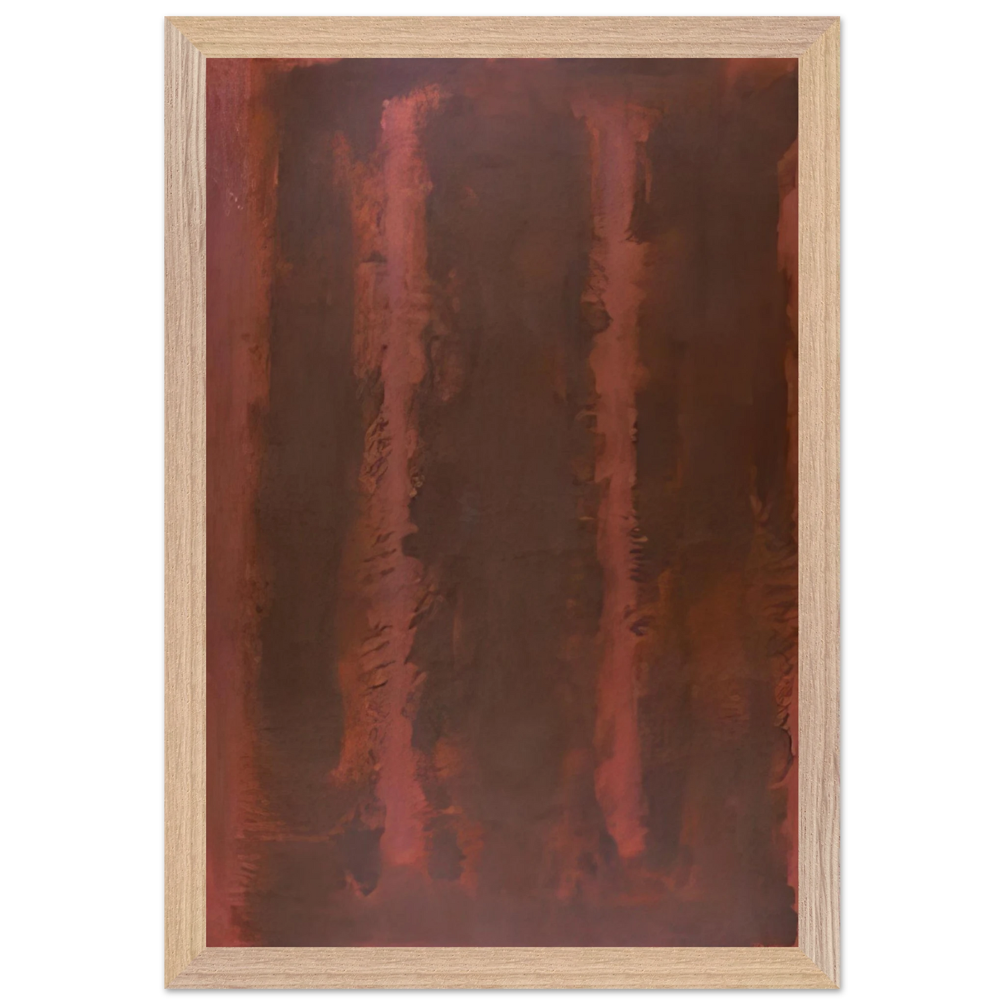 Mark Rothko - Black on Maroon - 1958 Wall Art - 30x40 cm / 12x16 inches - Fine Art Poster-canvas - -