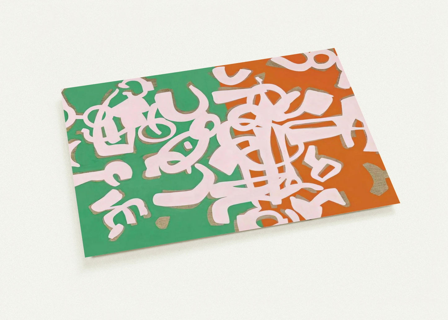 Apparenti tinte - 1990 By Carla Accardi Pack of 10 Post Cards | Carla Accardi Post Cards | A6 (10.5 x 14.8 cm) - 4.1 x 5.8 inches