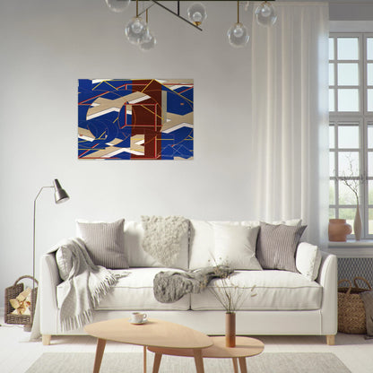 C-B-1 - Al Held Brushed Aluminum Print - 70x100 cm / 28x40 inches | Al Held Aluminum Print | Al Held Prints