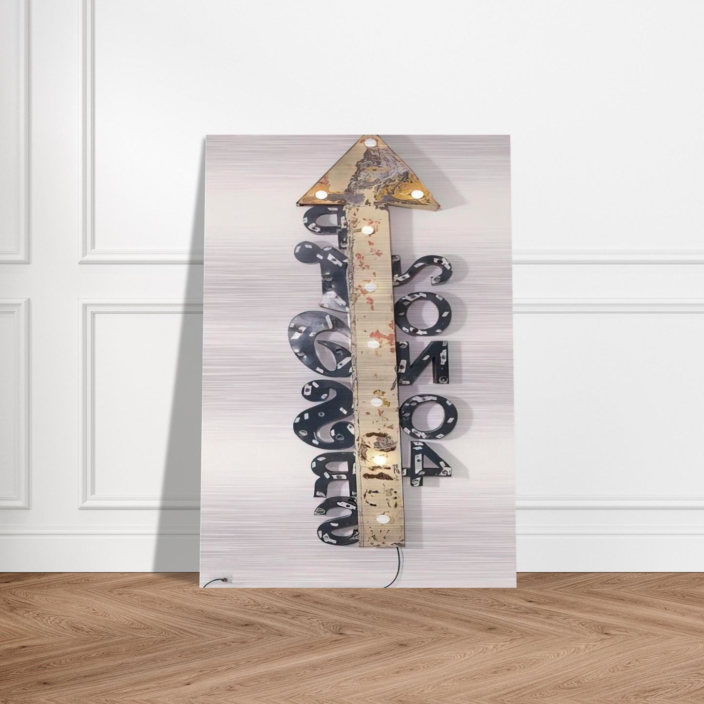 SOARING DRIBBLE GLUT 1992 - Robert Rauschenberg Brushed Aluminum Print - 70x100 cm / 28x40 inches | Robert Rauschenberg Aluminum Print | Robert Rauschenberg Prints