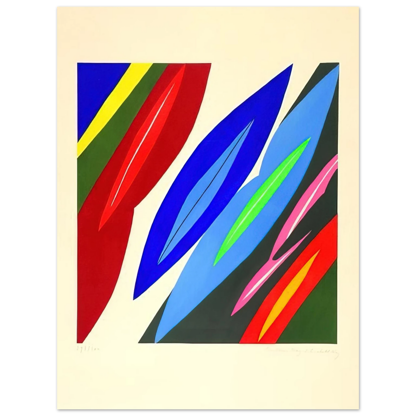 Ernst Wilhelm Nay - Farblitho 1968 - 2 NOR - 1968  75x100 cm / 30x40inches Fine Art Poster