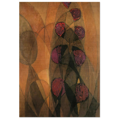 Warm Chromatics - Frantisek Kupka Brushed Aluminum Print - 70x100 cm / 28x40 inches | Frantisek Kupka Aluminum Print | Frantisek Kupka Prints