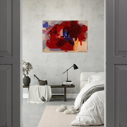 The Clash - Hans Hofmann Acrylic Print - 70x100 cm / 28x40″ inches | Hans Hofmann Wall Art | Hans Hofmann Prints