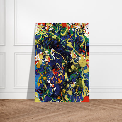 Untitled  SFP94-63  SFF 1737  - Sam Francis Brushed Aluminum Print - 70x100 cm / 28x40 inches | Sam Francis Aluminum Print | Sam Francis Prints