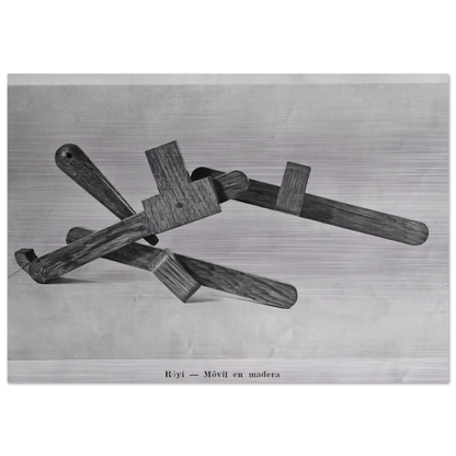 Röyi - 1945 - Gyula Kosice Brushed Aluminum Print - 70x100 cm / 28x40 inches | Gyula Kosice Aluminum Print | Gyula Kosice Prints
