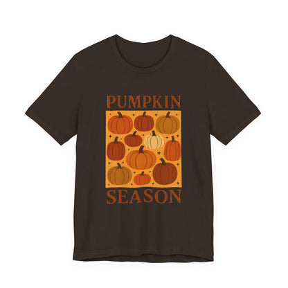 T-shirt de saison des citrouilles pour femmes Boho Citrouille