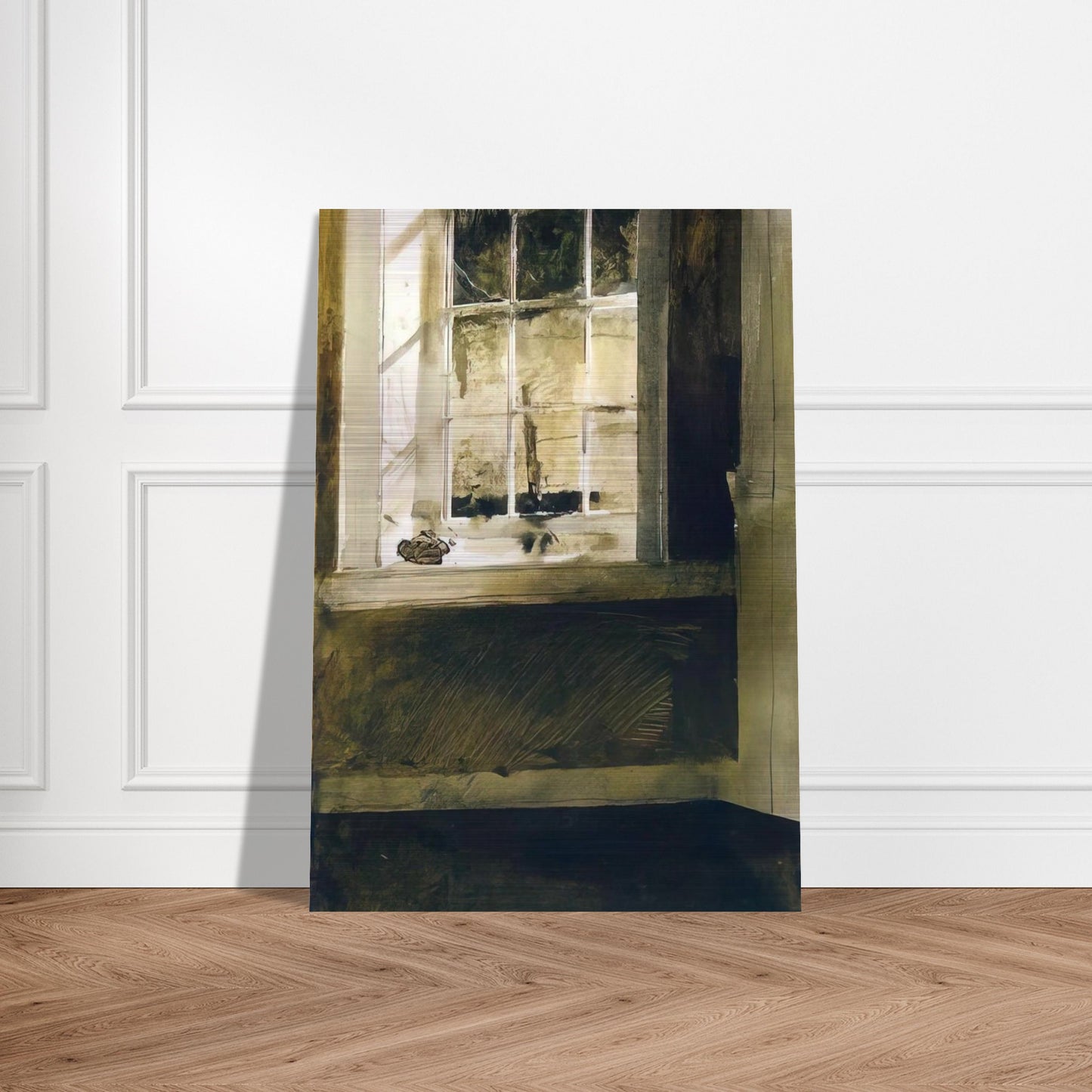 GROUNDHOG DAY 4 - Andrew Wyeth Brushed Aluminum Print - 70x100 cm / 28x40 inches | Andrew Wyeth Aluminum Print | Andrew Wyeth Prints
