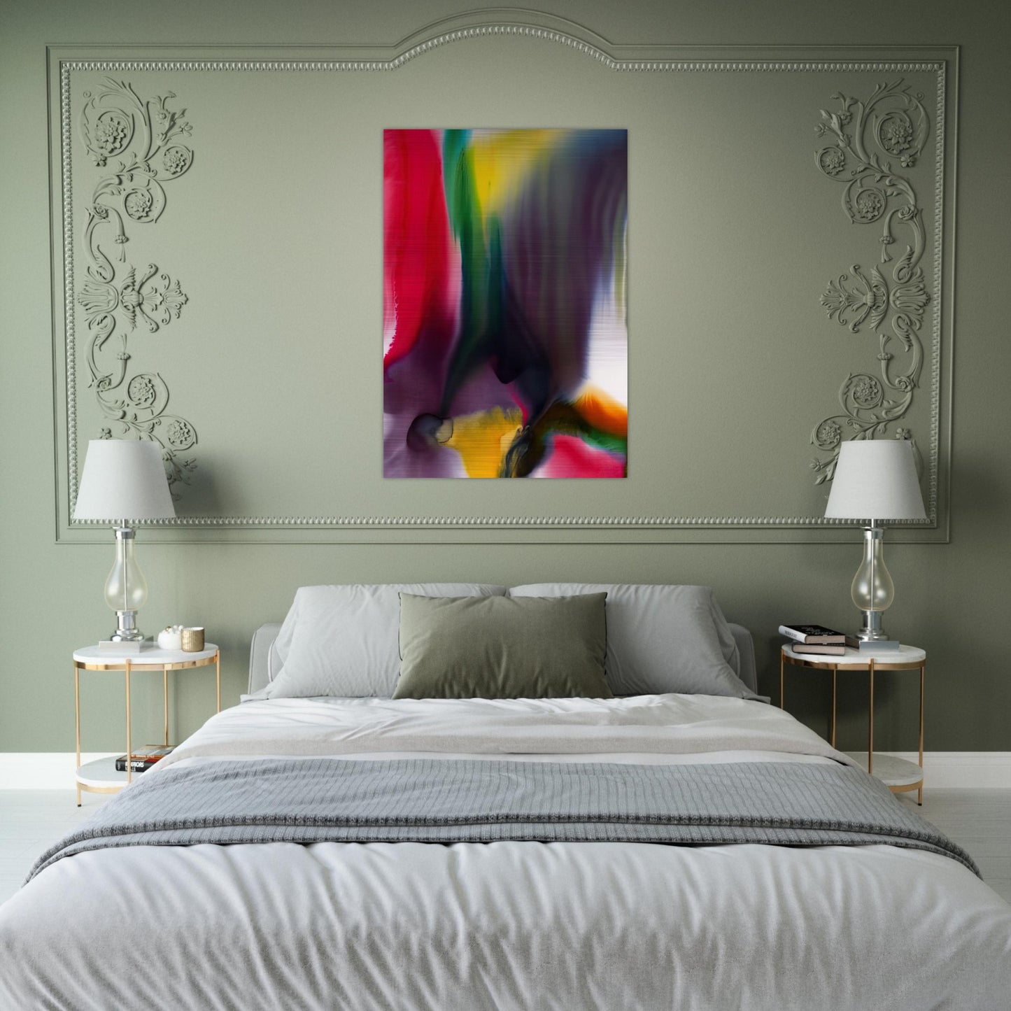 Phenomena Agate Bridge - Paul Jenkins Brushed Aluminum Print - 70x100 cm / 28x40 inches | Paul Jenkins Aluminum Print | Paul Jenkins Prints