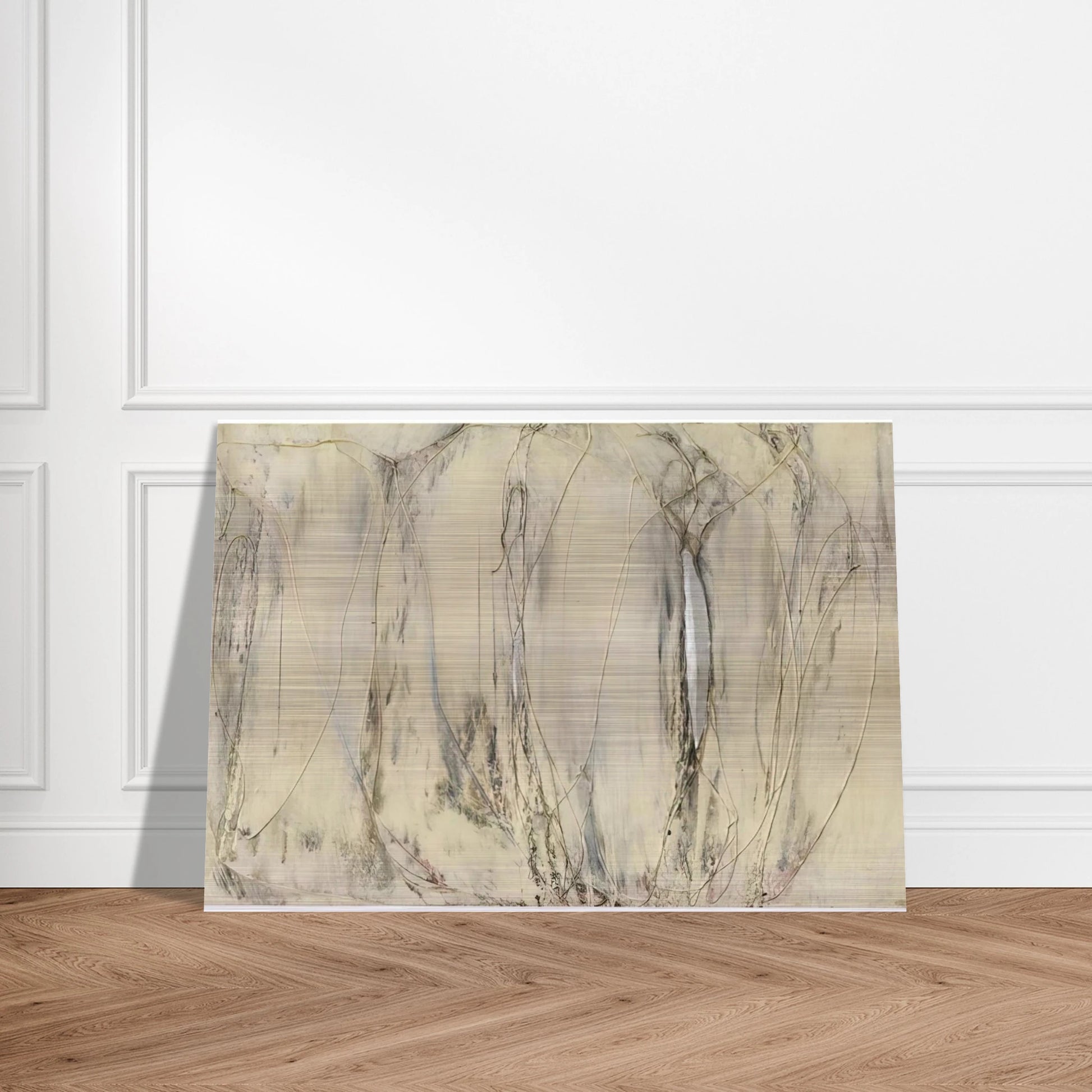 Composition - 1958 - Enrico Castellani Brushed Aluminum Print - 70x100 cm / 28x40 inches | Enrico Castellani Aluminum Print | Enrico Castellani Prints