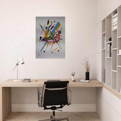 SMALL WORLDS 1922 - Wassily Kandinsky Brushed Aluminum Print - 70x100 cm / 28x40 inches | Wassily Kandinsky Aluminum Print | Wassily Kandinsky Prints