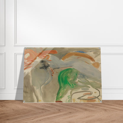 Scene with Nude, 1952- - Helen Frankenthaler Acrylic Print - 70x100 cm / 28x40″ inches