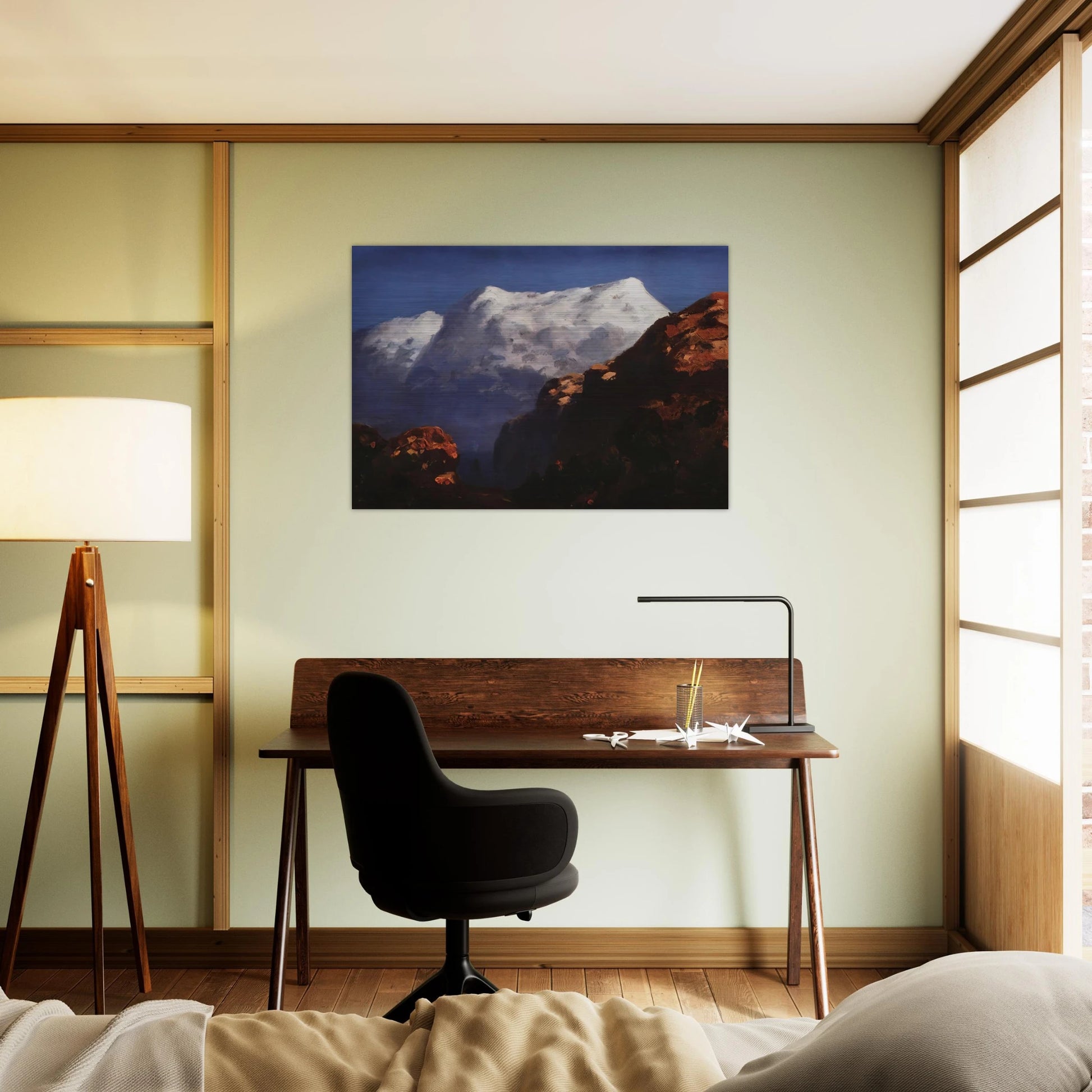 Mountains - Arkhyp Kuindzhi Brushed Aluminum Print - 70x100 cm / 28x40 inches | Arkhyp Kuindzhi Aluminum Print | Arkhyp Kuindzhi Prints