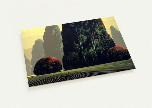Autumn Eucalyptus By Eyvind Earle Pack of 10 Post Cards | Eyvind Earle Post Cards | A6 (10.5 x 14.8 cm) - 4.1 x 5.8 inches