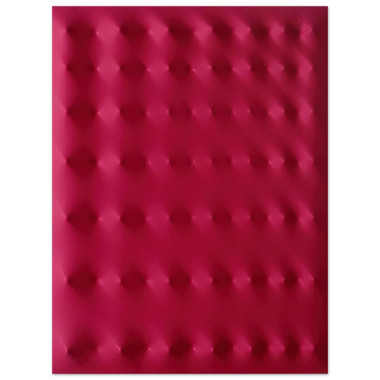 Enrico Castellani - Superficie rossa - 2006  75x100 cm / 30x40inches Fine Art Poster