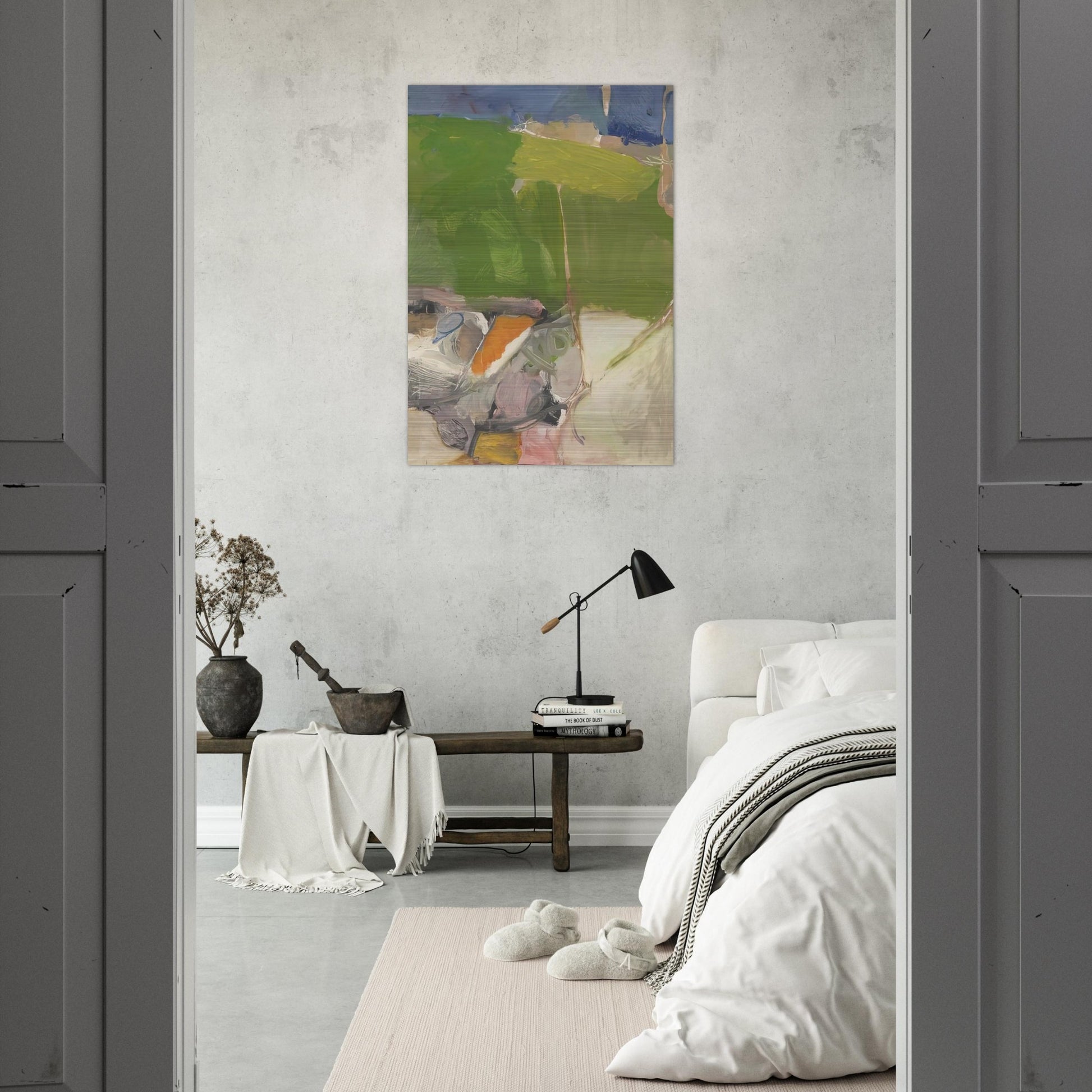 Berkeley #33 - Richard Diebenkorn Brushed Aluminum Print - 70x100 cm / 28x40 inches | Richard Diebenkorn Aluminum Print | Richard Diebenkorn Prints