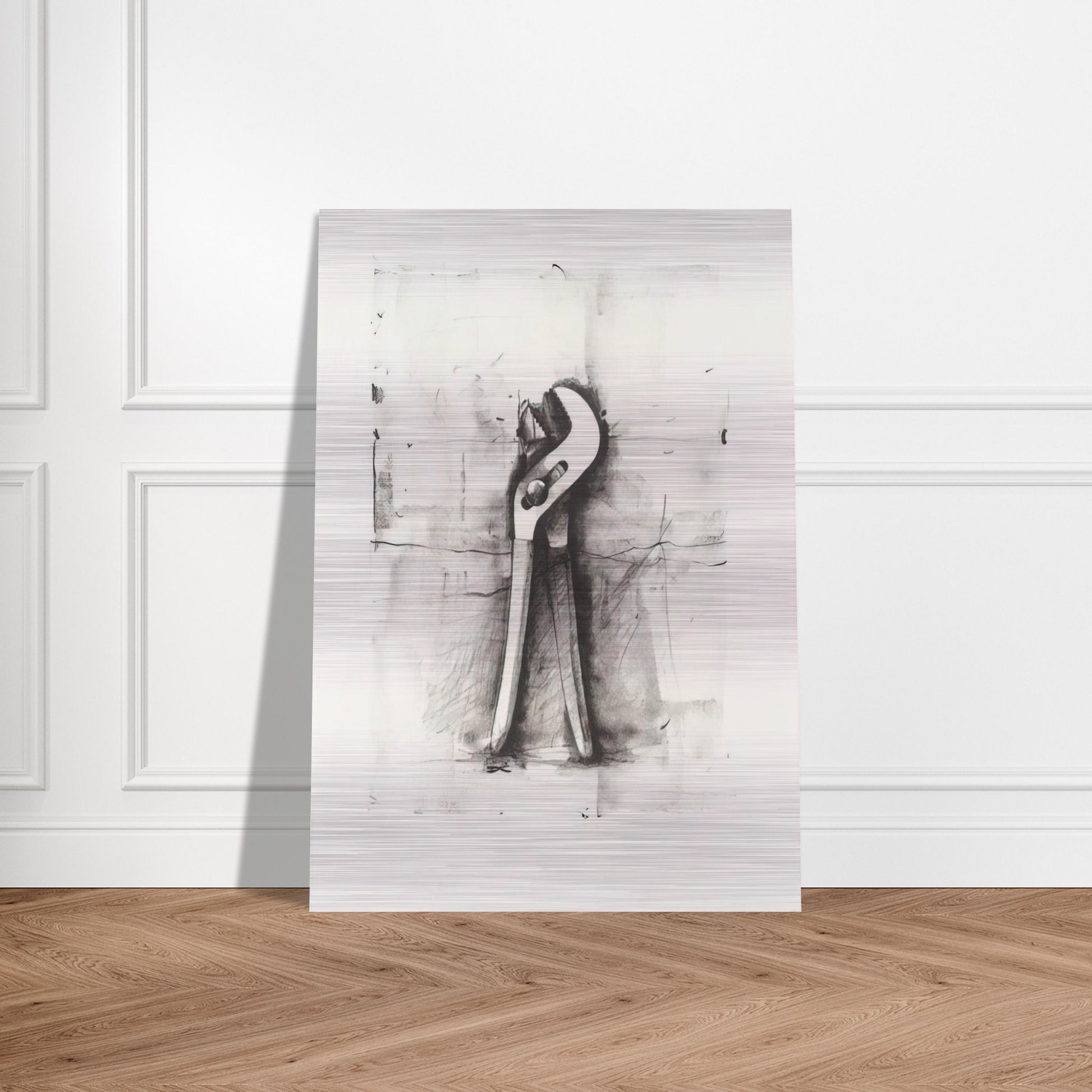 UNTITLED FROM TEN WINTER TOOLS 1973 - Jim Dine Brushed Aluminum Print - 70x100 cm / 28x40 inches | Jim Dine Aluminum Print | Jim Dine Prints