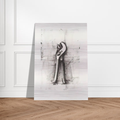 UNTITLED FROM TEN WINTER TOOLS 1973 - Jim Dine Brushed Aluminum Print - 70x100 cm / 28x40 inches | Jim Dine Aluminum Print | Jim Dine Prints