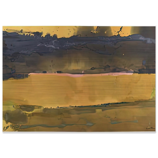 Shippan October, 1981- - Helen Frankenthaler Brushed Aluminum Print - 70x100 cm / 28x40 inches | Helen Frankenthaler Aluminum Print | Helen Frankenthaler Prints