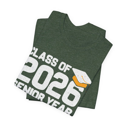T-shirt de l'année de terminale 2026, T-shirt de graduation, Cadeau de graduation unisexe, Vêtements pour lycéens en terminale, T-shirt pour étudiants en route vers le collège