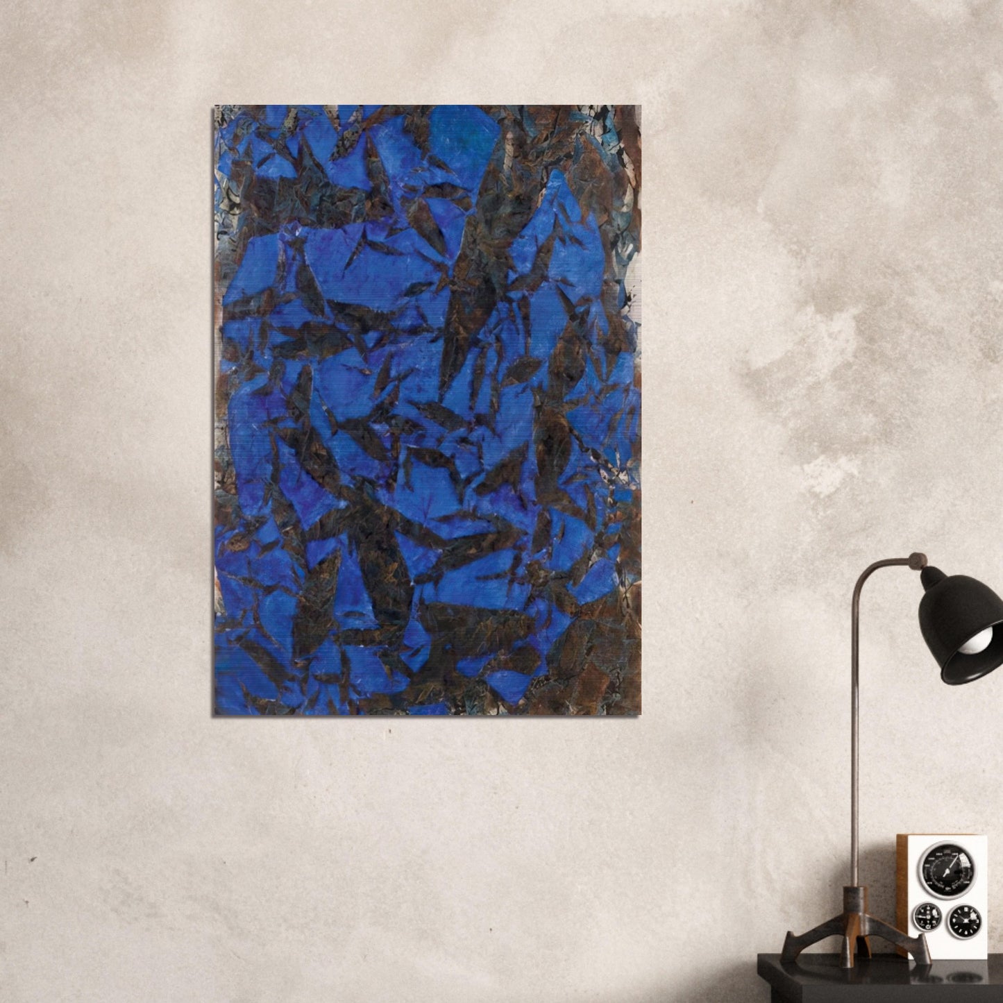 Mariale - Tachisme - Simon Hantai Brushed Aluminum Print - 70x100 cm / 28x40 inches | Simon Hantai Aluminum Print | Simon Hantai Prints