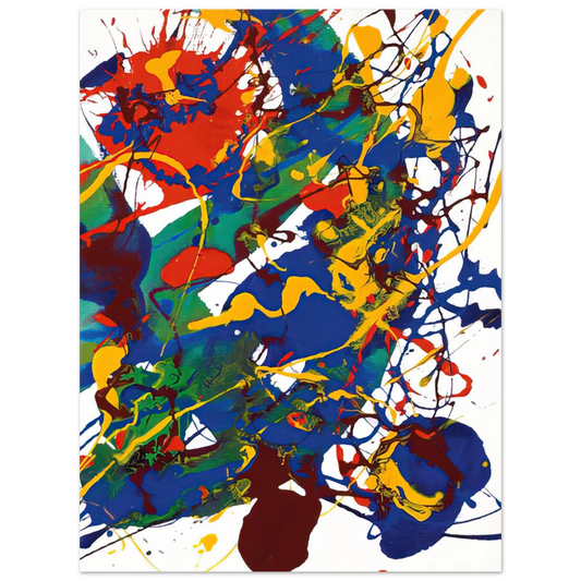 Sam Francis - Untitled  SFP94-101 SFF 1783   75x100 cm / 30x40inches Fine Art Poster