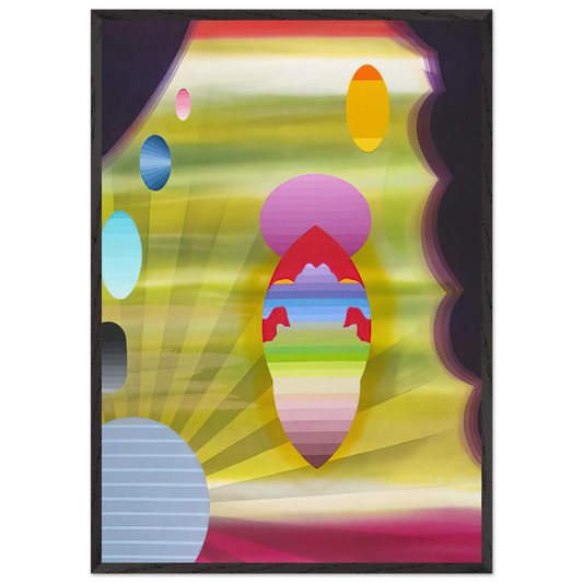 Roland - 2010 - Stephen Mueller 70x100 cm / 28x40 inches Framed Art Print – Black Wooden Frame