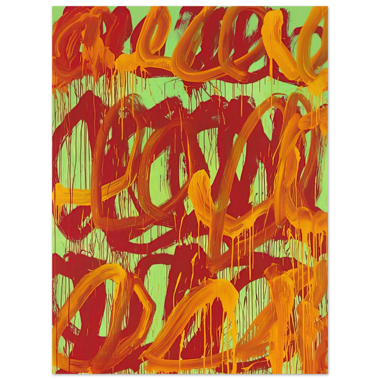 Cy Twombly - Camino Real  II   75x100 cm / 30x40inches Fine Art Poster