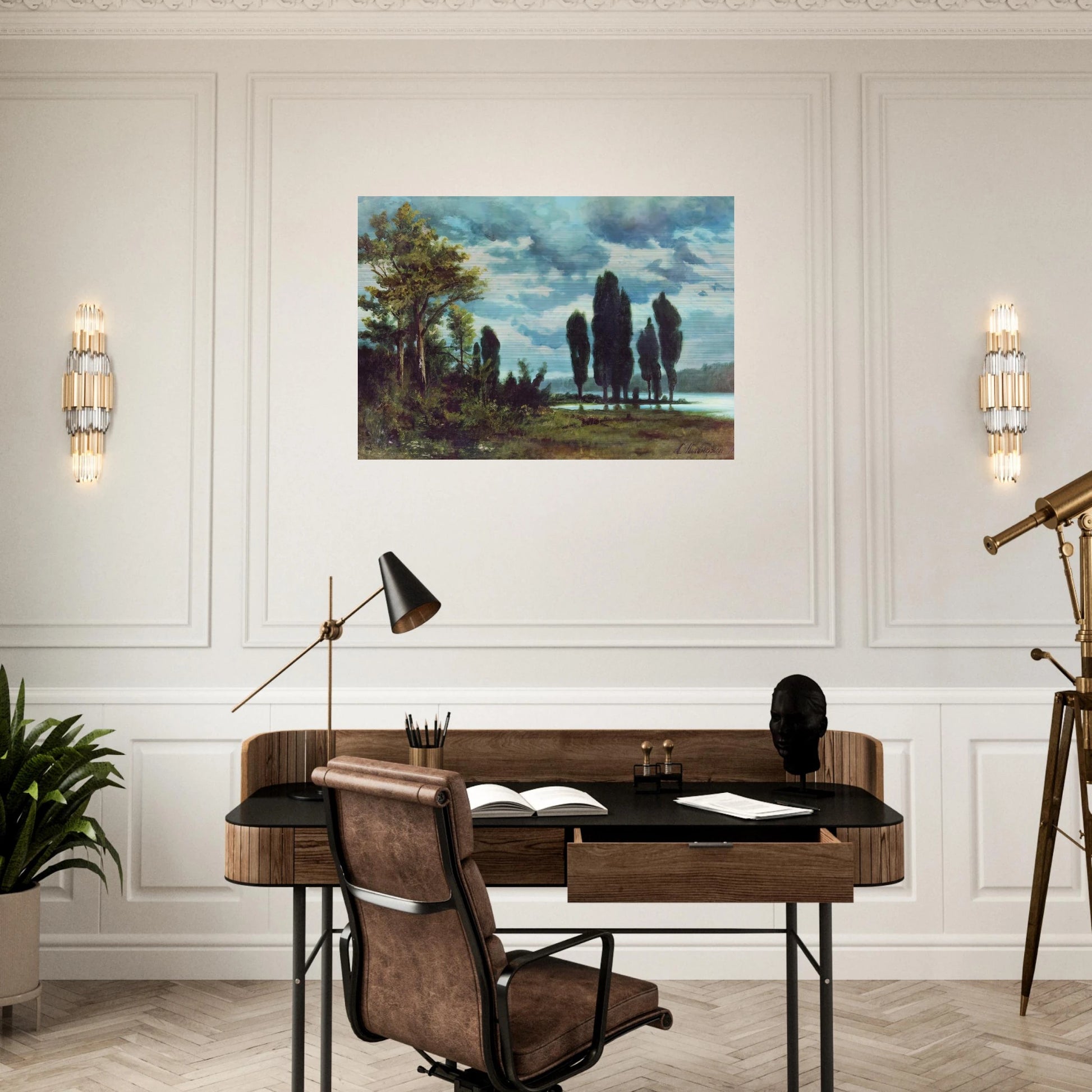 Landscape - Arkhyp Kuindzhi Brushed Aluminum Print - 70x100 cm / 28x40 inches | Arkhyp Kuindzhi Aluminum Print | Arkhyp Kuindzhi Prints