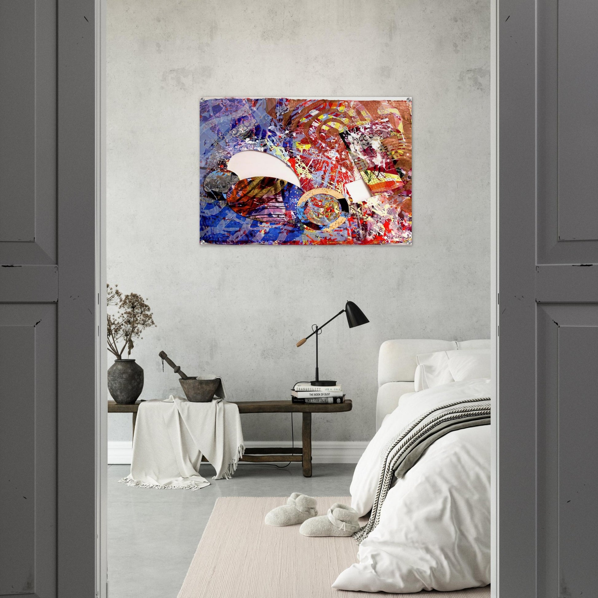 Manet I - Sam Gilliam Acrylic Print - 70x100 cm / 28x40″ inches