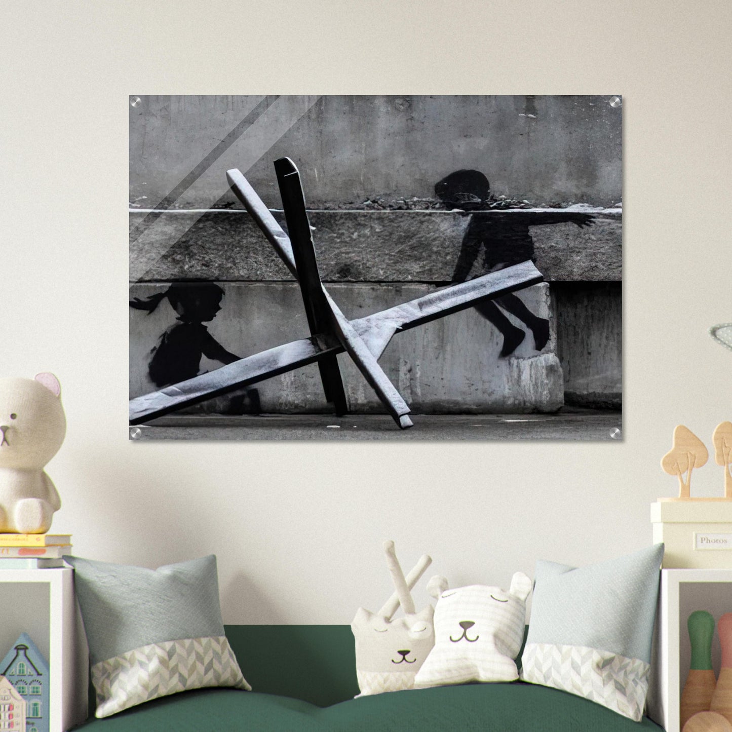 KYIV KHRESHCHYATYK 9 2022 - Banksy Acrylic Print - 70x100 cm / 28x40″ inches