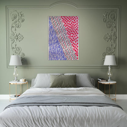 COMPOSITION 21 - Sonia Delaunay Brushed Aluminum Print - 70x100 cm / 28x40 inches | Sonia Delaunay Aluminum Print | Sonia Delaunay Prints