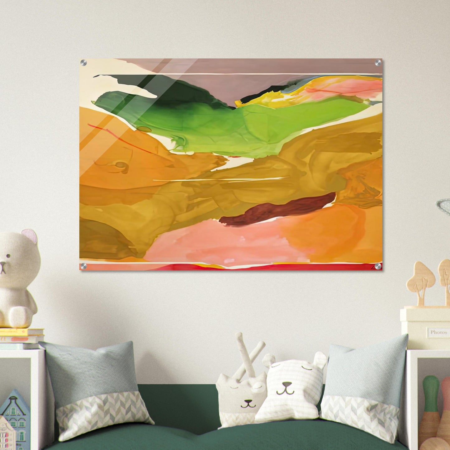 Nature Abhors a Vacuum, 1973- - Helen Frankenthaler Acrylic Print - 70x100 cm / 28x40″ inches | Helen Frankenthaler Wall Art | Helen Frankenthaler Prints