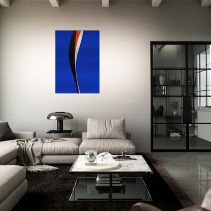 Untitled - Hard Edge Painting - Lorser Feitelson Brushed Aluminum Print - 70x100 cm / 28x40 inches | Lorser Feitelson Aluminum Print | Lorser Feitelson Prints