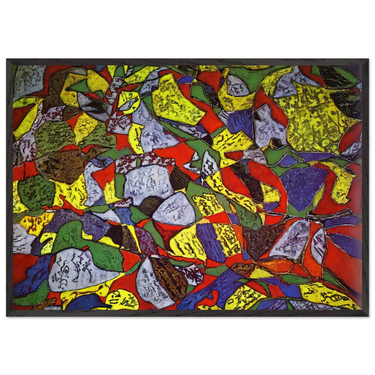 A Swallows Nest - Max Ernst 70x100 cm / 28x40 inches Framed Art Print – Black Wooden Frame