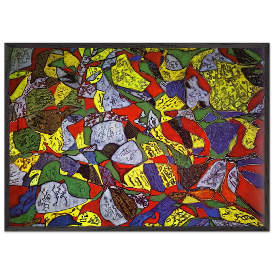 A Swallows Nest - Max Ernst 70x100 cm / 28x40 inches Framed Art Print – Black Wooden Frame