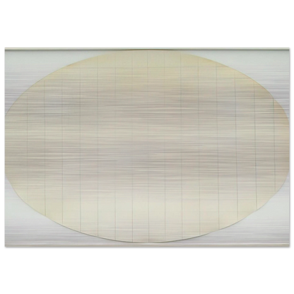 Eagle Turquoise 7H#4 - 1966 - Robert Ryman Brushed Aluminum Print - 70x100 cm / 28x40 inches | Robert Ryman Aluminum Print | Robert Ryman Prints
