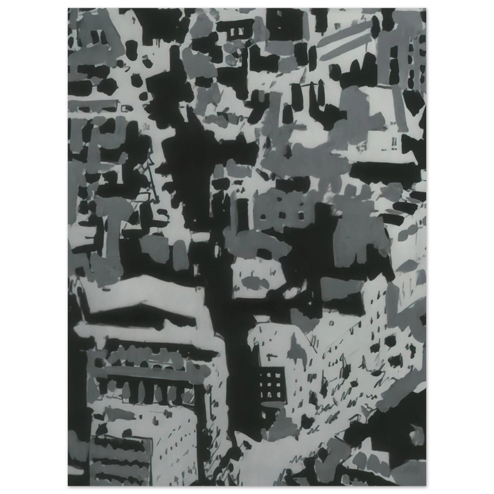 Gerhard Richter - TOWNSCAPE P2 1968  75x100 cm / 30x40inches Fine Art Poster