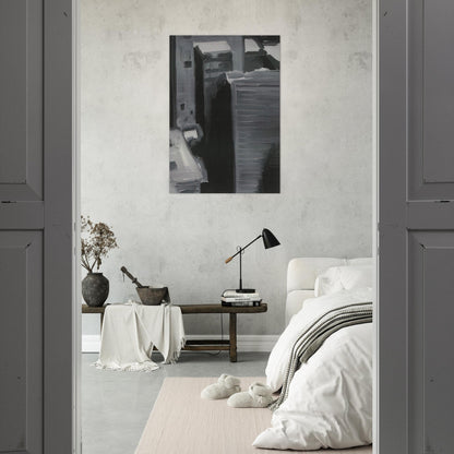 TOWNSCAPE 1968 - Gerhard Richter Brushed Aluminum Print - 70x100 cm / 28x40 inches | Gerhard Richter Aluminum Print | Gerhard Richter Prints