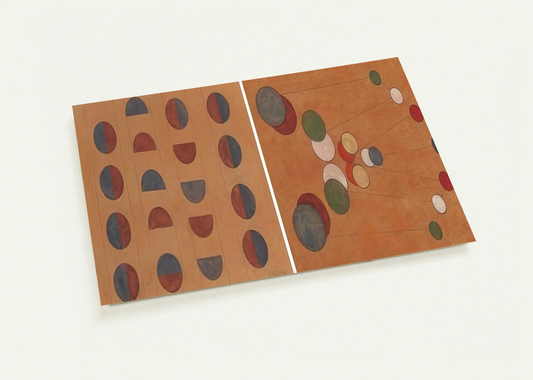 Diptych - 1956 1 By Lolo Soldevilla Pack of 10 Post Cards | Lolo Soldevilla Post Cards | A6 (10.5 x 14.8 cm) - 4.1 x 5.8 inches