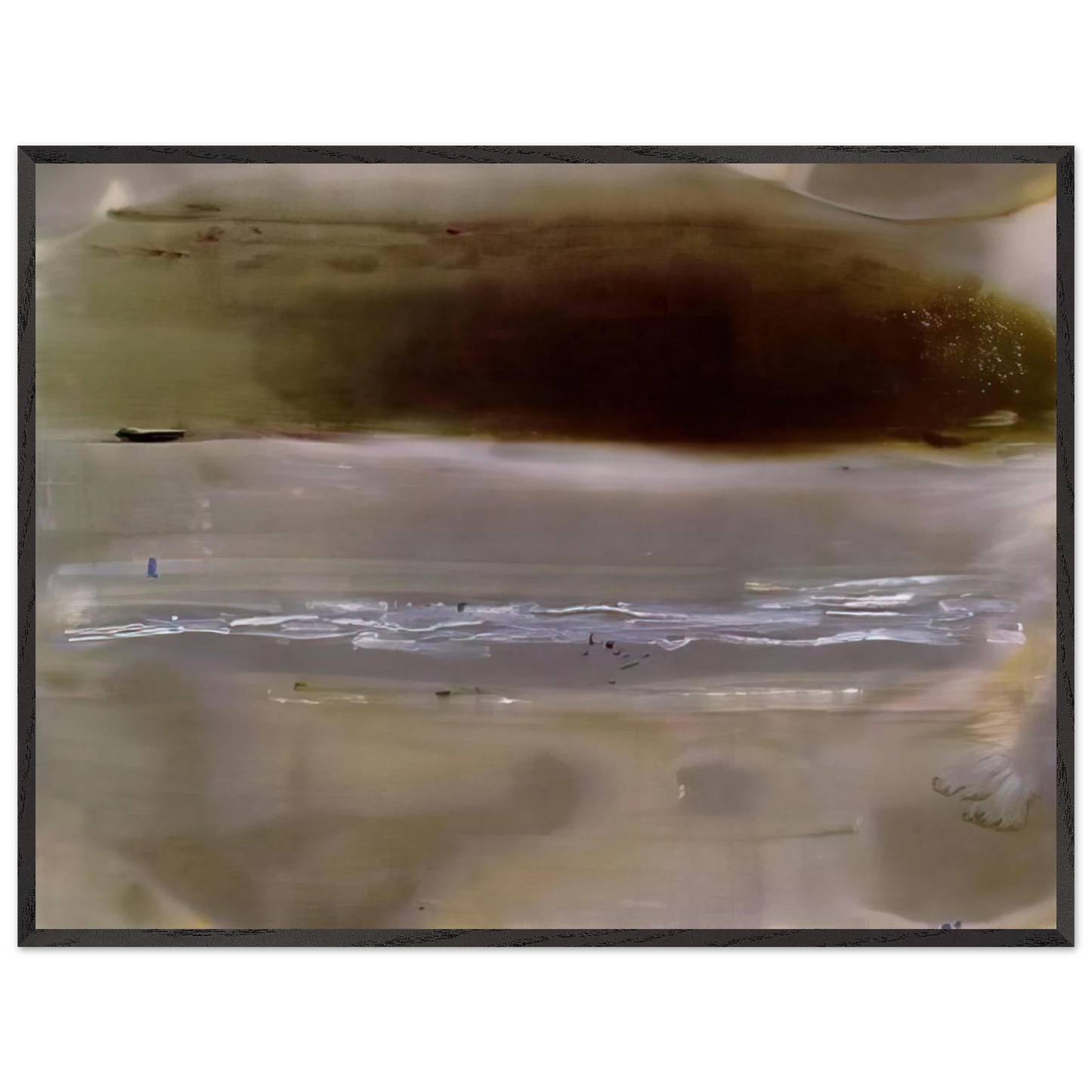 Helen Frankenthaler - Viewpoint II - 1979 Wall art - 20x25 cm / 8x10 inches - Premium Wooden Framed Poster With Fine Art Paper-canvas - Black frame